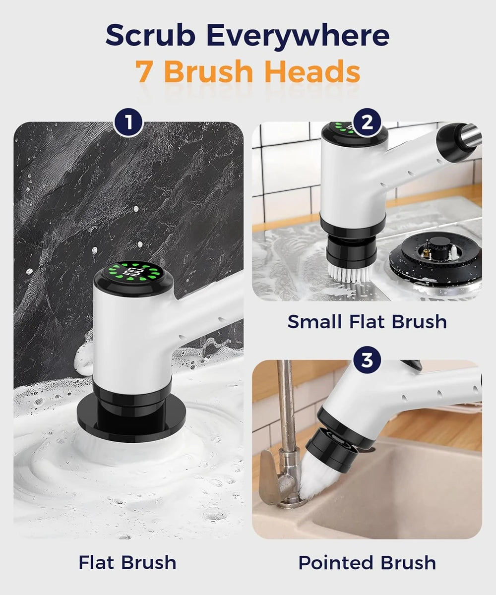 Lichffy Cordless Electric Spin Scrubber