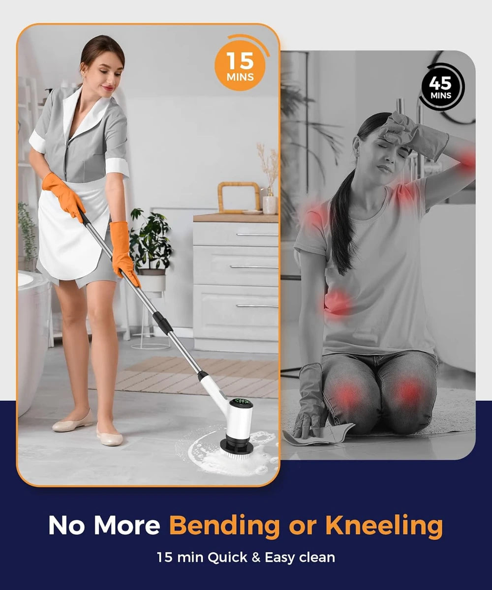 Lichffy Cordless Electric Spin Scrubber