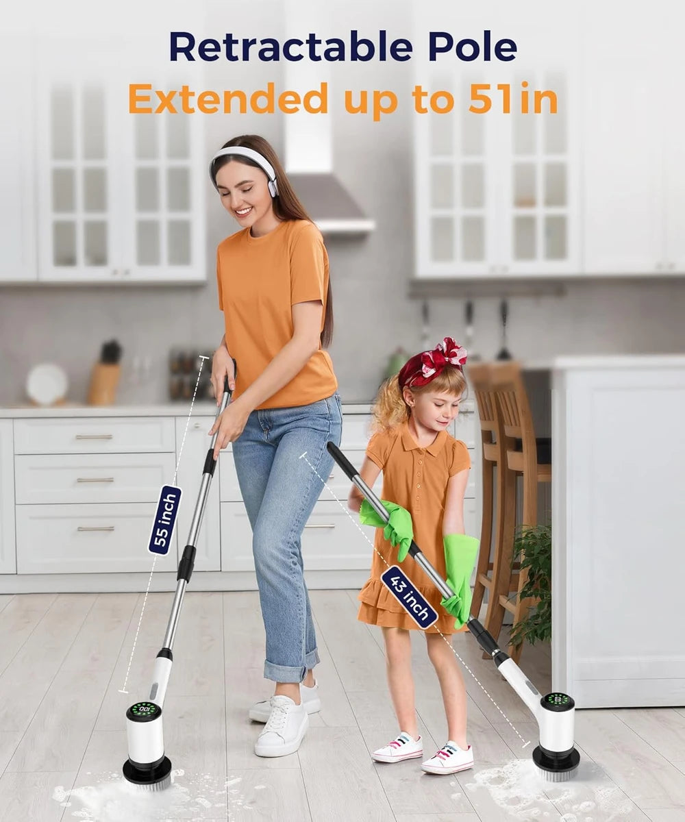 Lichffy Cordless Electric Spin Scrubber