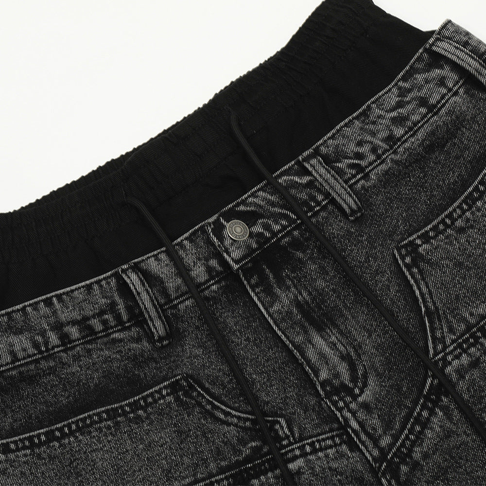 Make old washed denim jeans