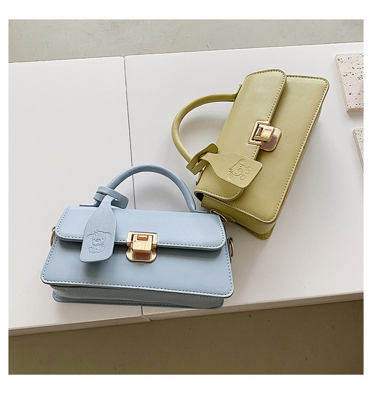 Small Square Bag Western Style Small Fresh Handbag New Fashion Texture Underarm Shoulder Bag Messenger Women's Bag