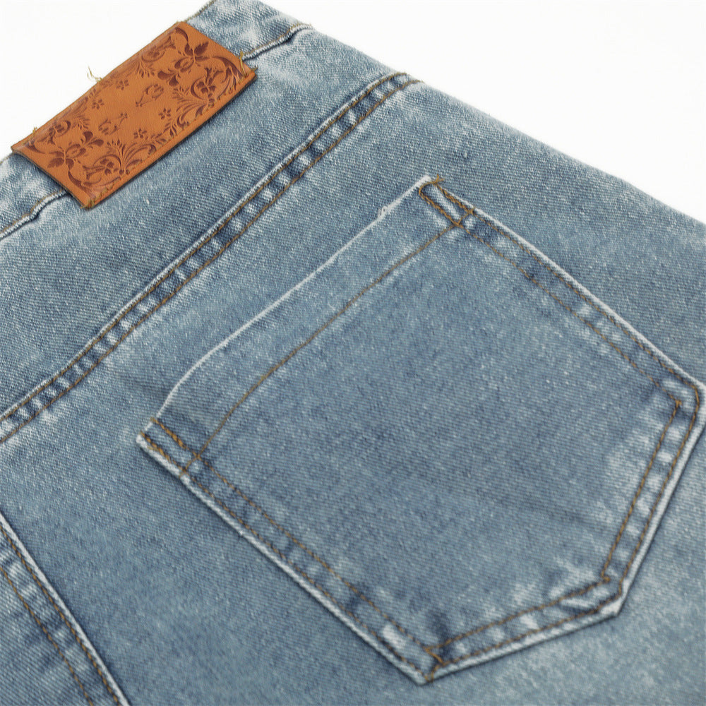 Make old washed denim jeans