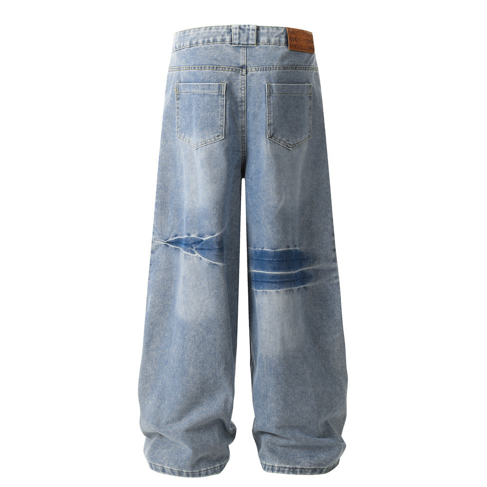 Make old washed denim jeans