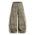 Wave dot ribbon note adhesive denim jeans