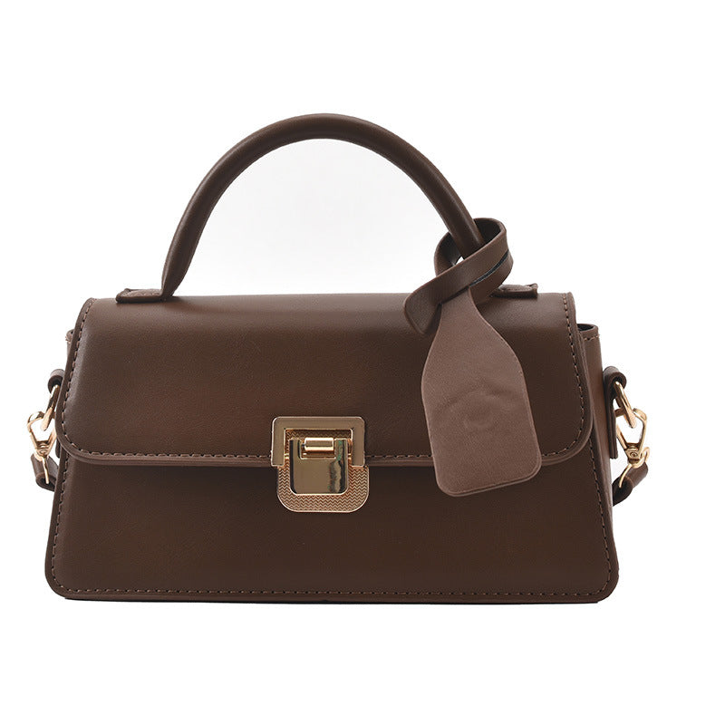 Small Square Bag Western Style Small Fresh Handbag New Fashion Texture Underarm Shoulder Bag Messenger Women's Bag